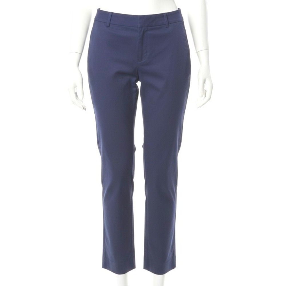 Ralph Lauren Golf Pants Women Size 6 Navy Blue Classic Fit Chino Trousers Preppy